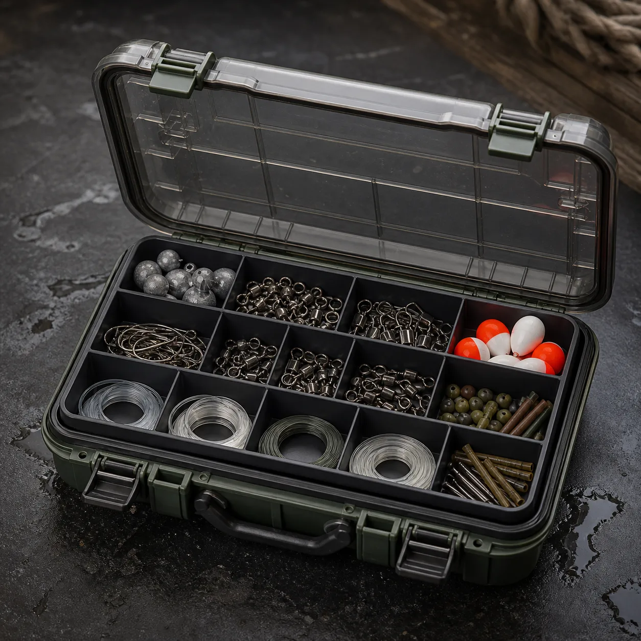 DockMaster Waterproof Tackle Box
